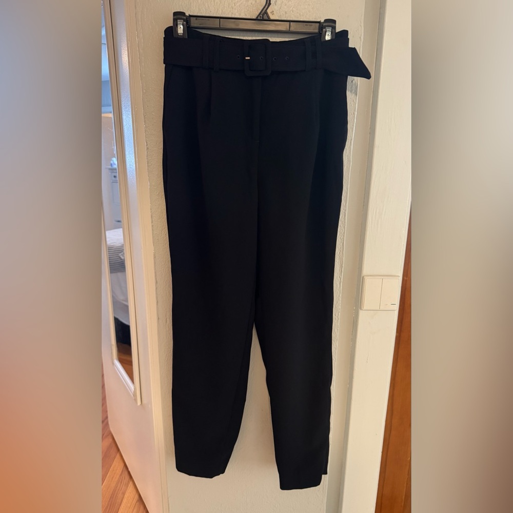 Express Black Women Pants with Belt